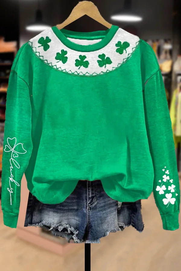 Color Block Sequin Mardi Gras T-Shirt