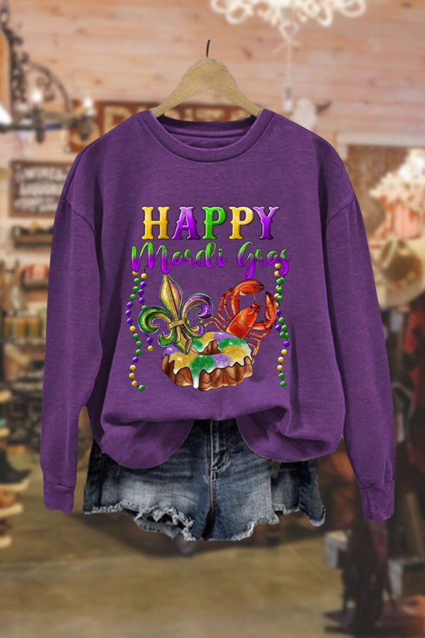 Carnival raglan crew neck sweatshirt