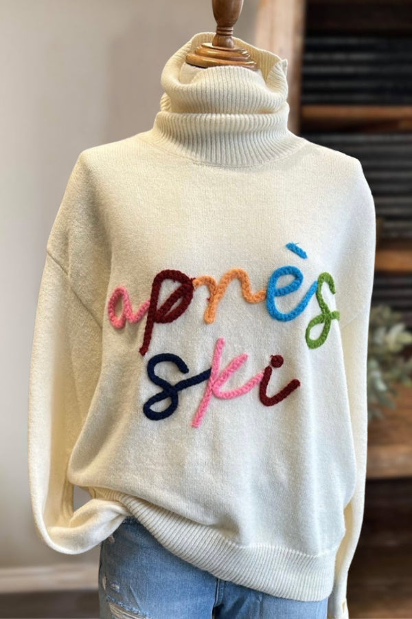Playful Turtleneck Sweater