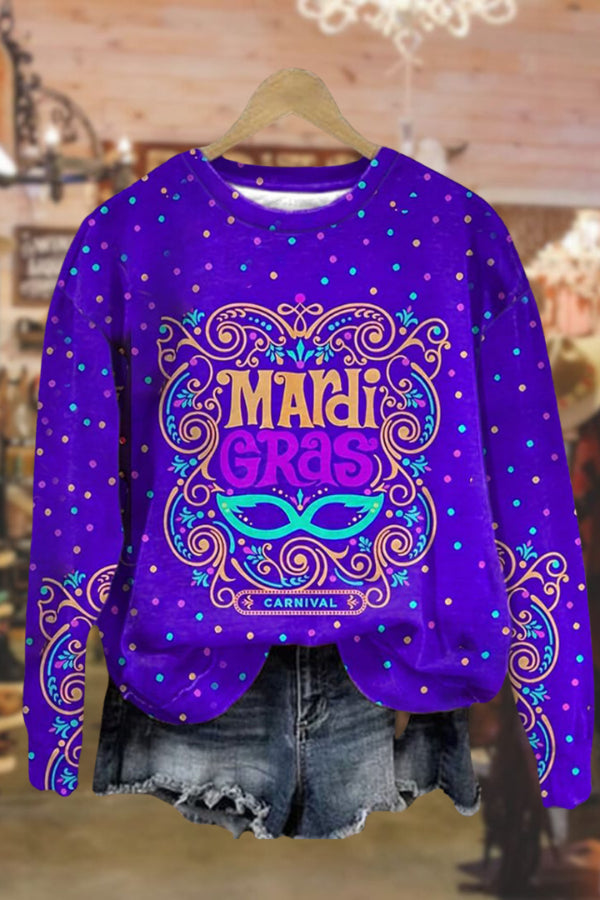 Carnival raglan crew neck sweatshirt