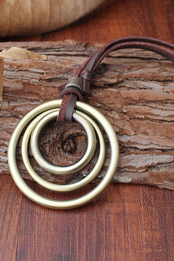 Bohemian Multilayer Round Necklace
