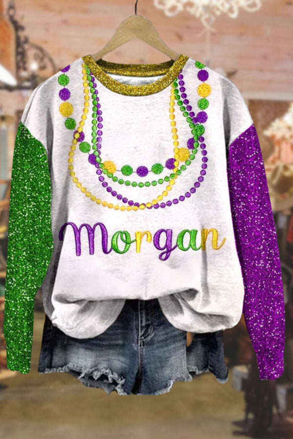 Carnival raglan crew neck sweatshirt