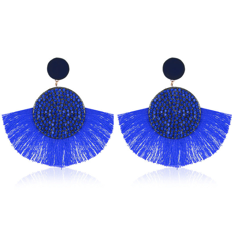 Colorful Zircon Shiny Earrings