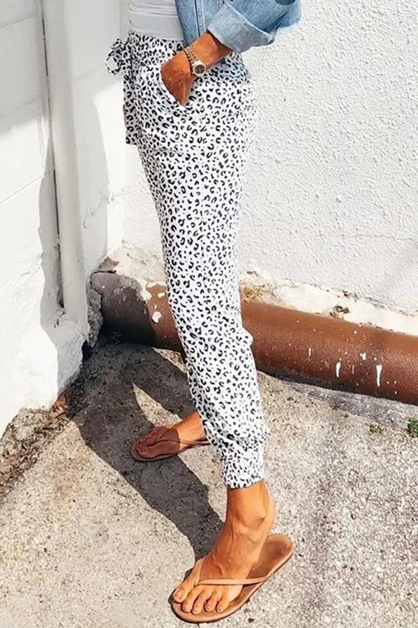 Only Sunshine Leopard Freizeithose