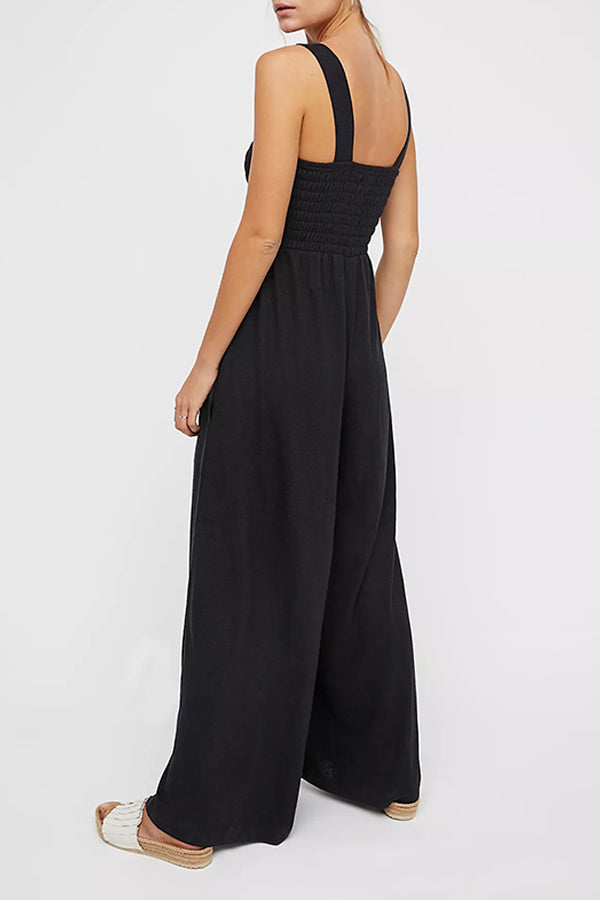 Ärmelloser, trägerloser Pendler-Tanktop-Strampler für Damen