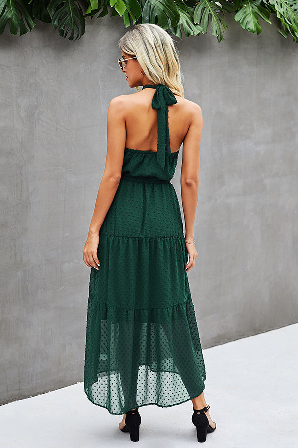 Trägerloses Neckholderkleid