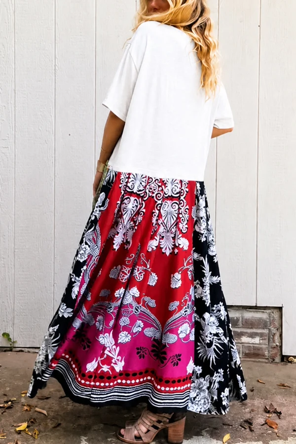 Dolly Double Split Maxi Tee