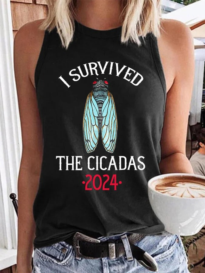 Women's I Survived The Cicadas 2024 Vest