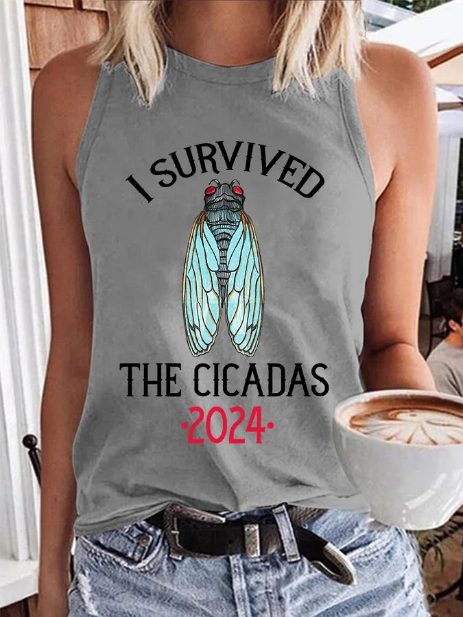 Women's I Survived The Cicadas 2024 Vest