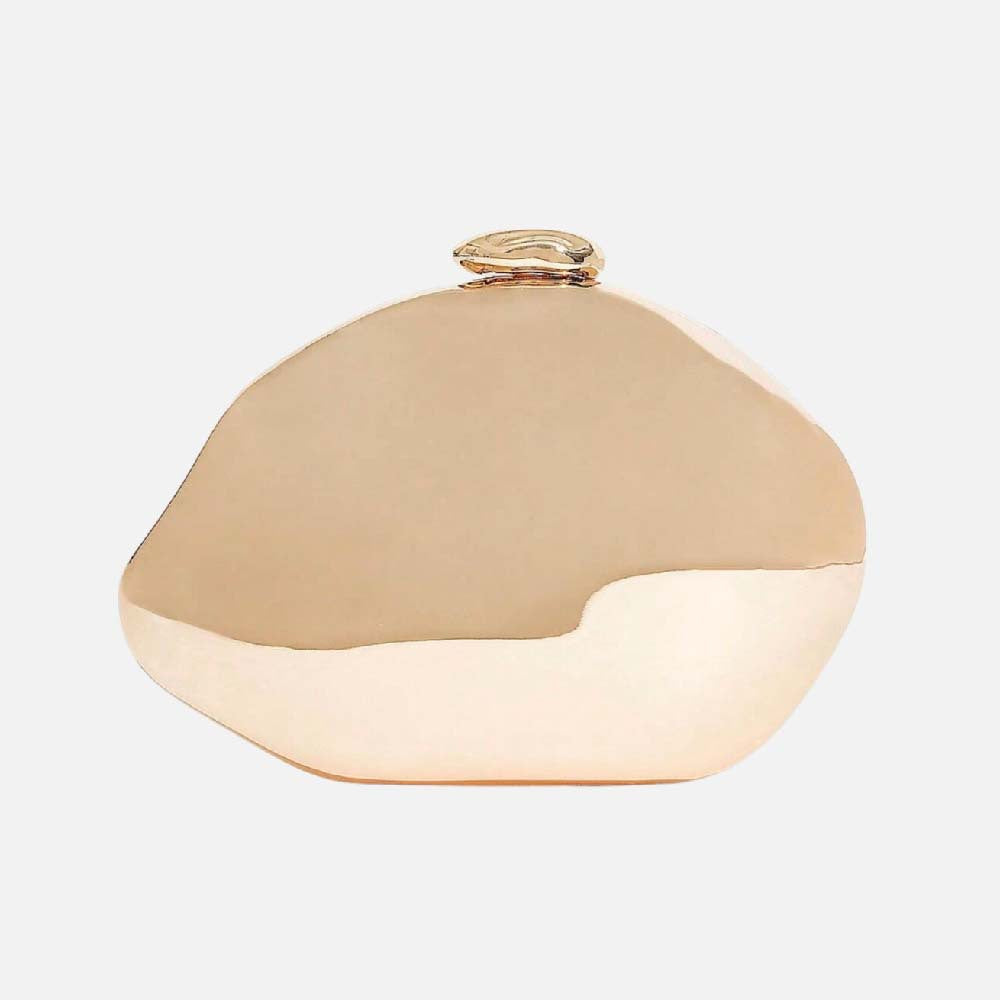 Metallic Gem Irregular Evening Bag