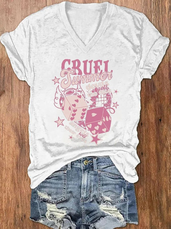 Women's Cruel Summer Print T-Shirt