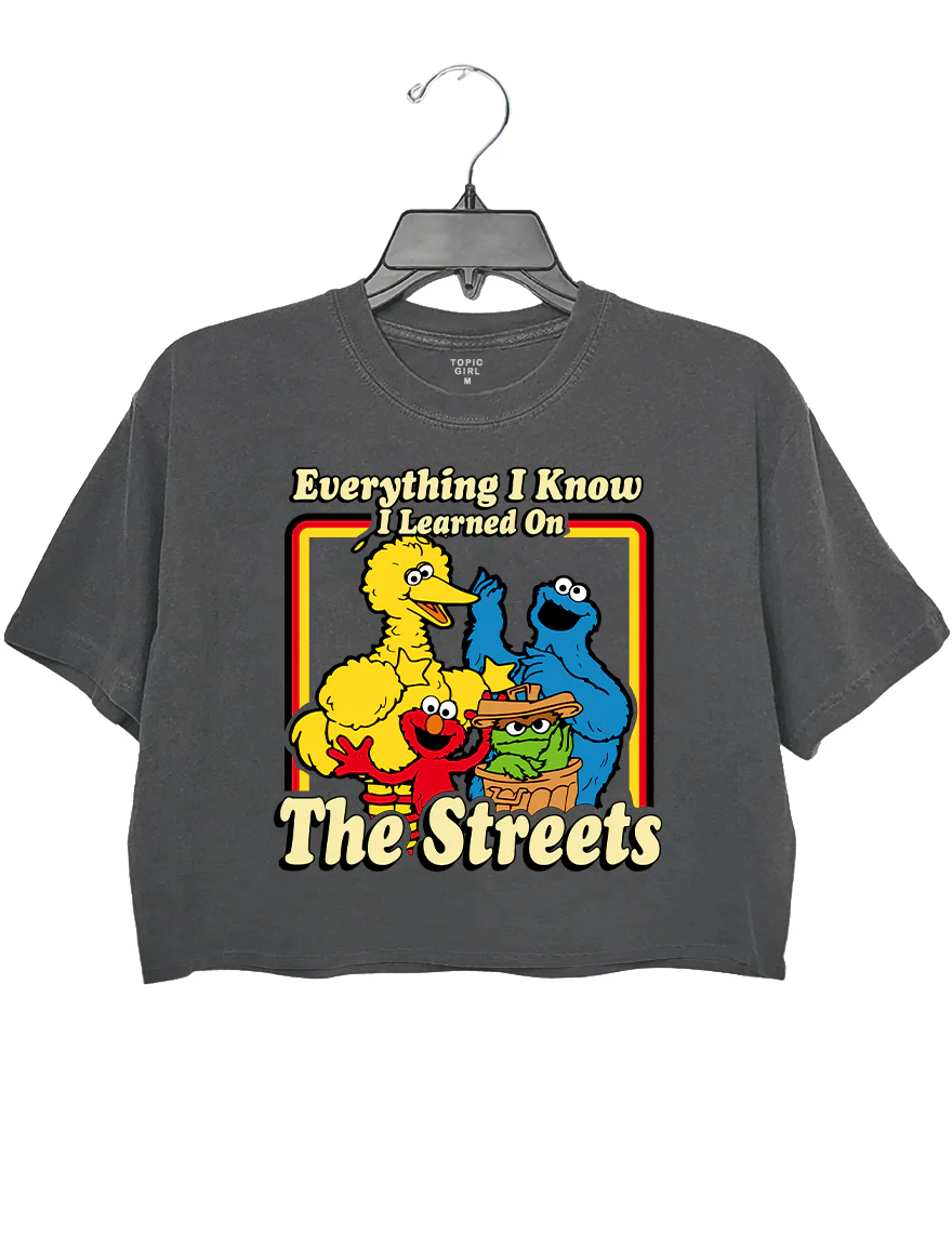Everything l Know l Learned On The Streets Crop Top