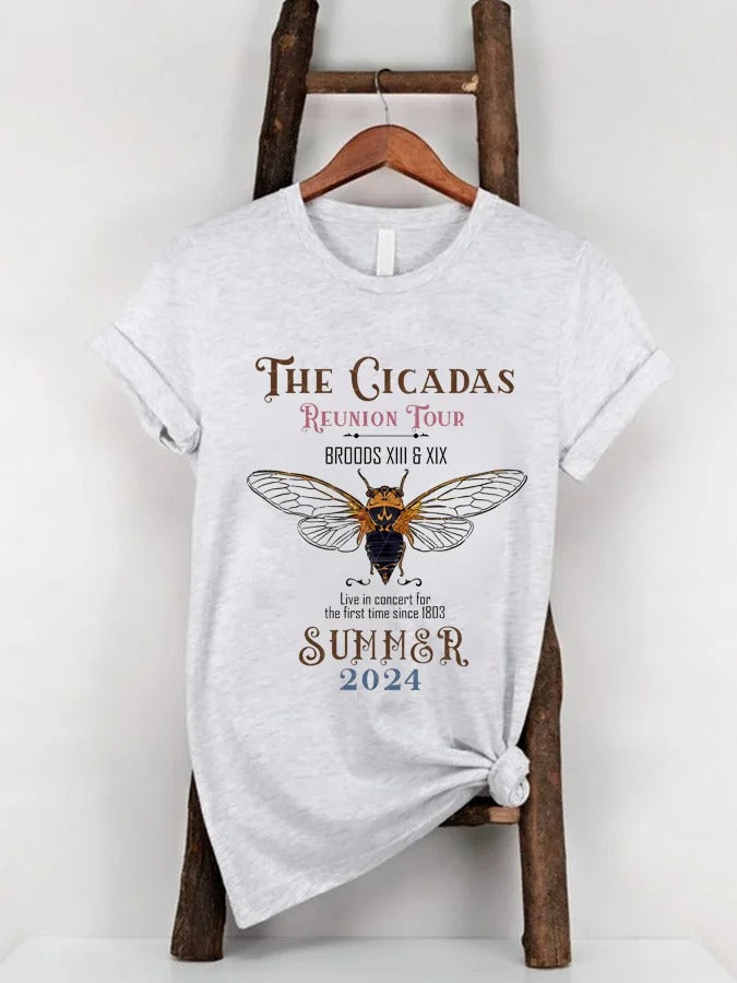 Women'S The Cicadas Reunion Tour Print T-shirt