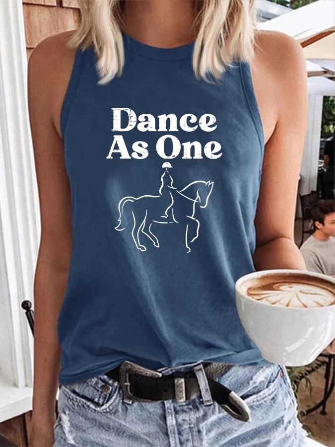 Women's Dance As One Printed Tank Top