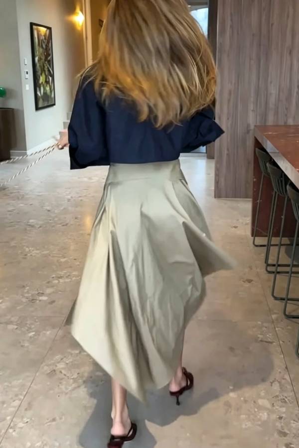 Worth Knowing Denim Button Up Long Sleeve Cropped Loose Jacket