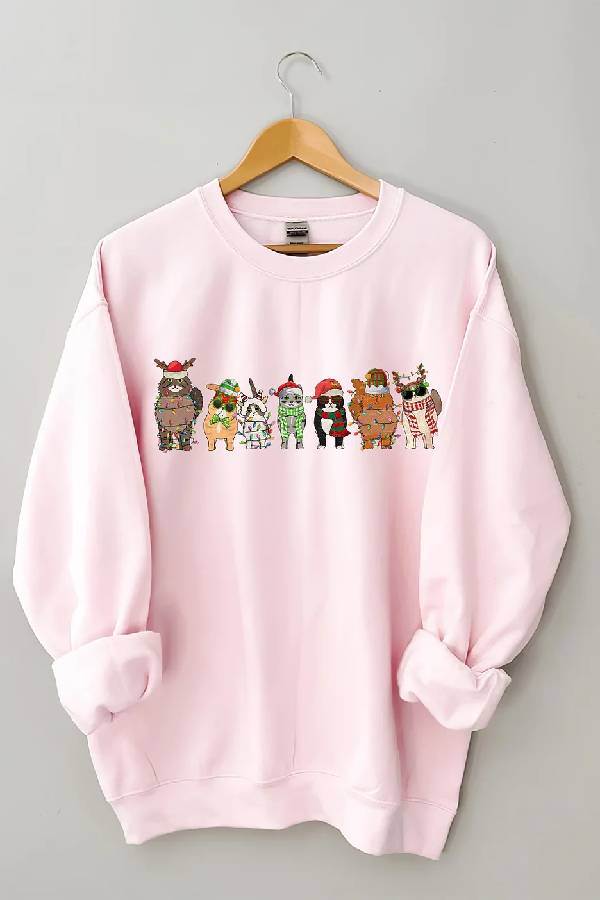 Cat Christmas Sweatshirt