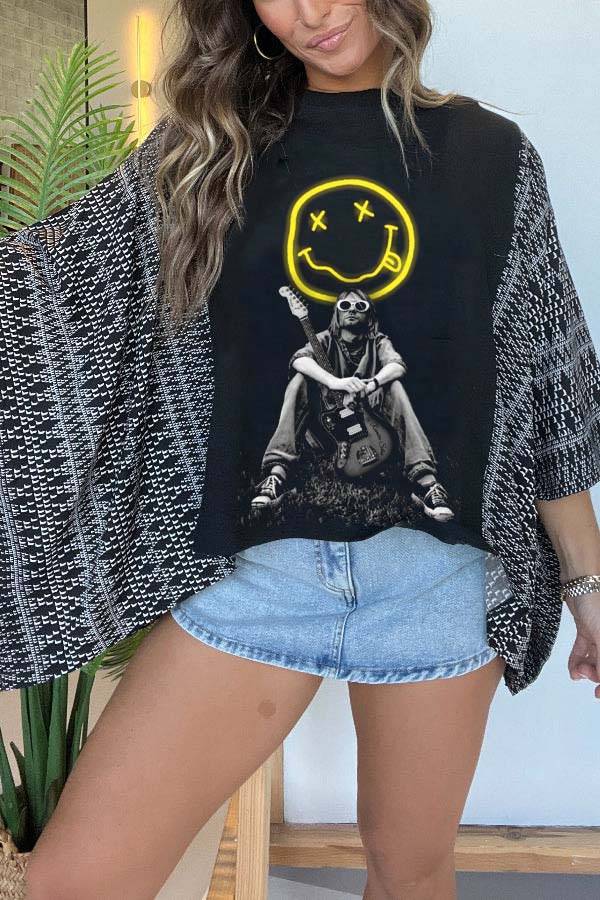 Kurt Cobain Print Tee