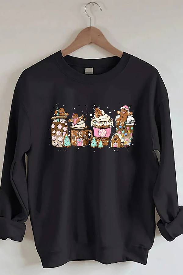 Gingerbread Christmas Coffee Sweatshirt