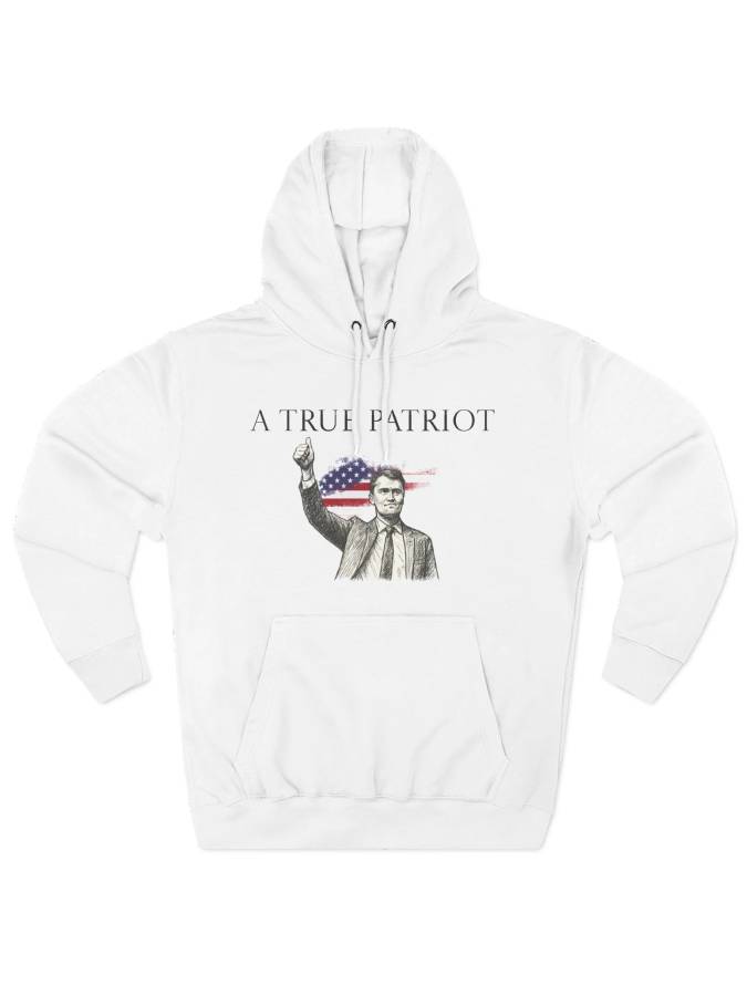Charlie Kirk: A True Patriot Hoodie