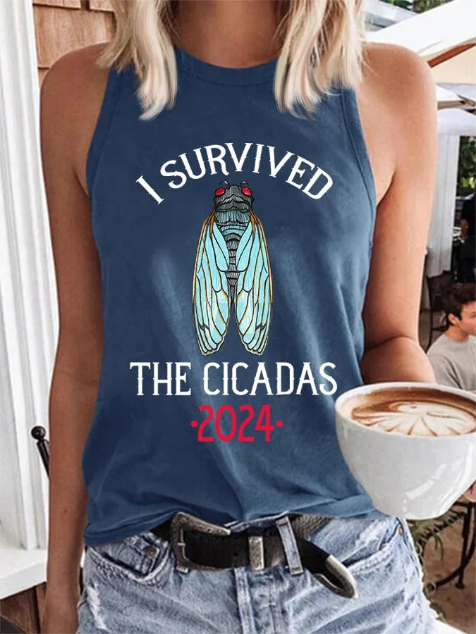 Women's I Survived The Cicadas 2024 Vest