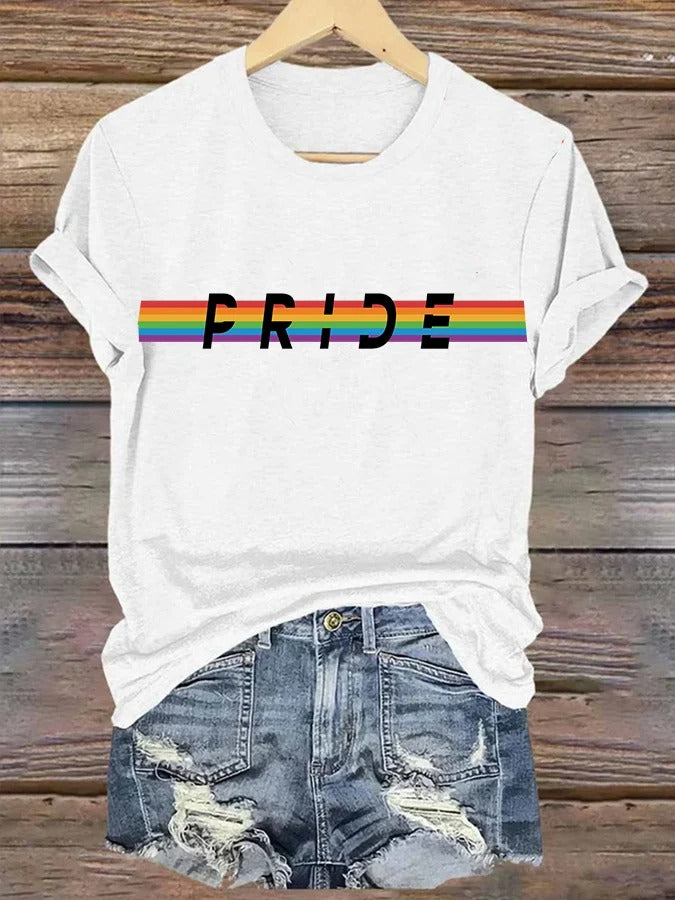 Women's LGBT Pride Print Casual T-Shirt