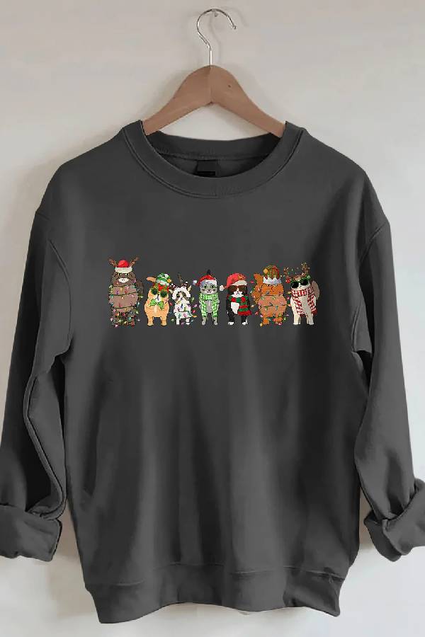 Cat Christmas Sweatshirt