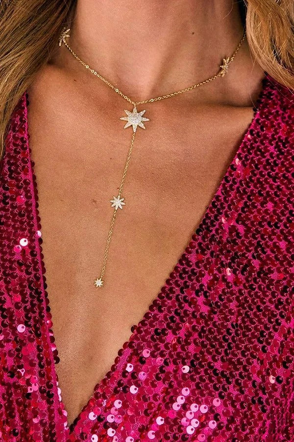Meteor Series Star-Shaped Necklace