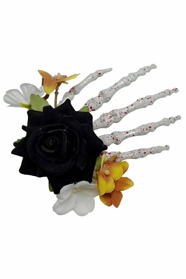 Dark-style Skull Hand Side Hair Clip
