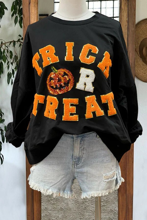 Trick Or Treat Pumkin Sweastsdhirt