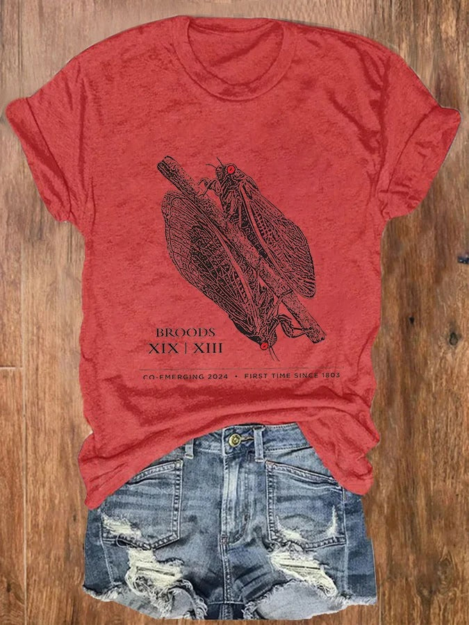 Women's Emergence Of The Cicada Broods 2024 Tee