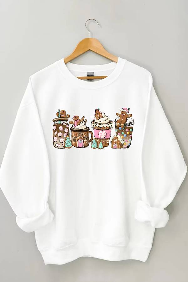 Gingerbread Christmas Coffee Sweatshirt