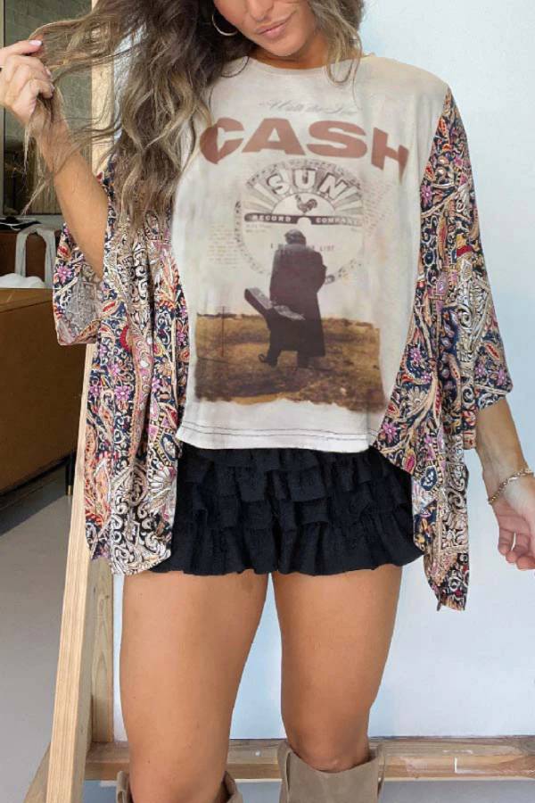Boho Cash Paisley Blouse