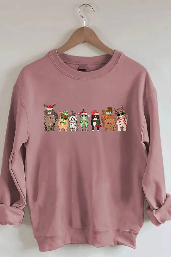 Cat Christmas Sweatshirt