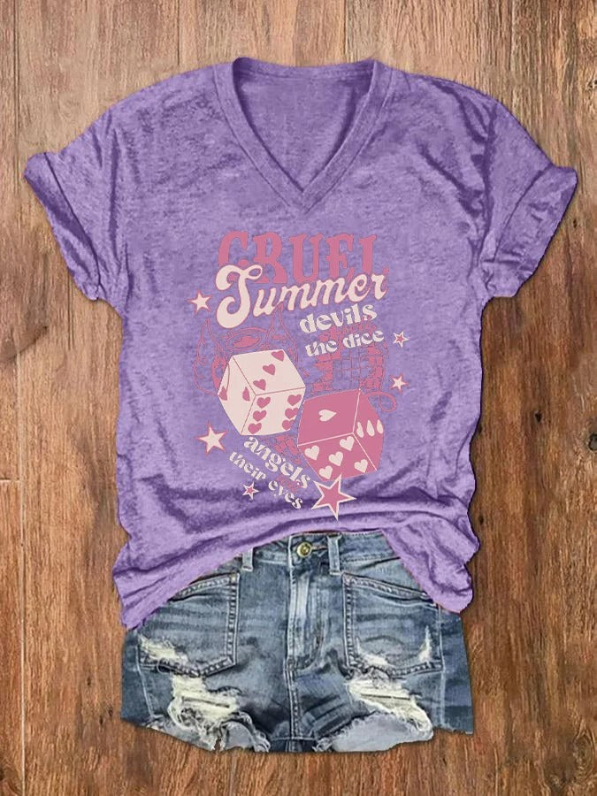 Women's Cruel Summer Print T-Shirt