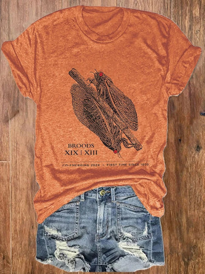 Women's Emergence Of The Cicada Broods 2024 Tee