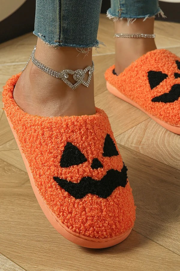 Halloween Suede-Texture Cotton Slippers