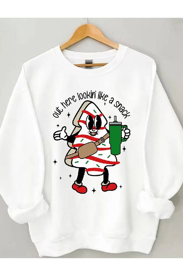 Boojee Christmas Tree Cake Sweatshirt