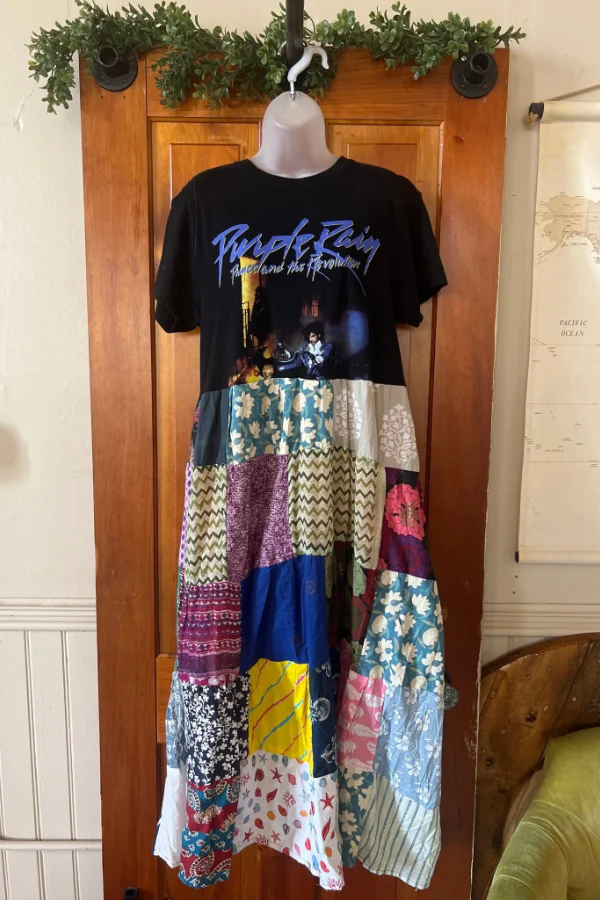 Purple Rain Upcycled Tee