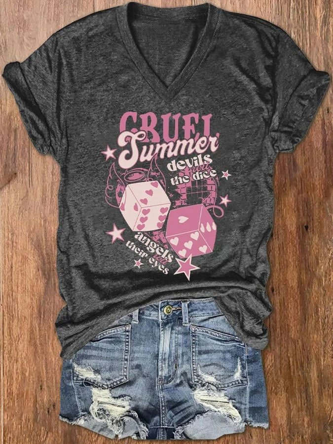 Women's Cruel Summer Print T-Shirt
