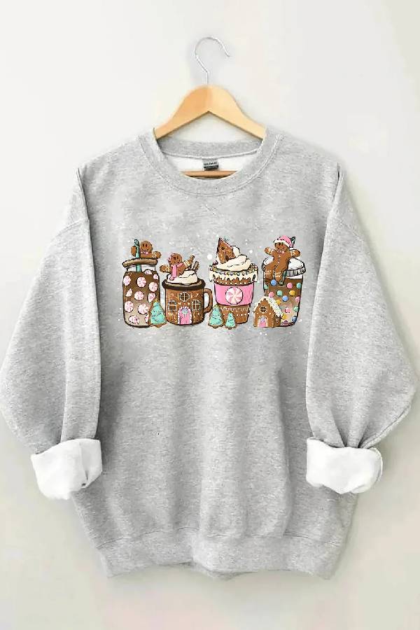 Gingerbread Christmas Coffee Sweatshirt