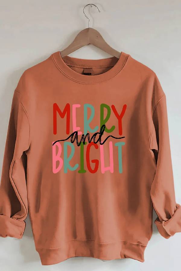 Merry and Bright Christmas Sweatshirt