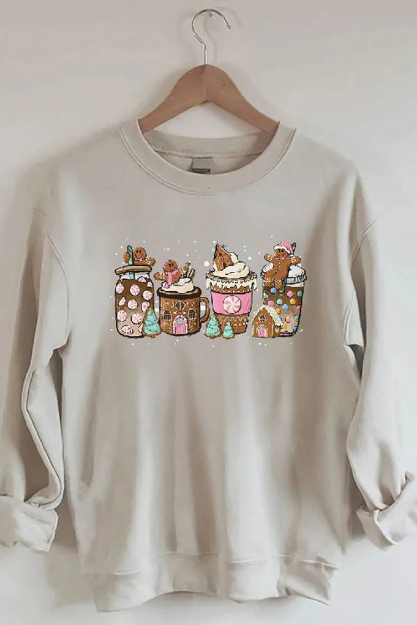 Gingerbread Christmas Coffee Sweatshirt