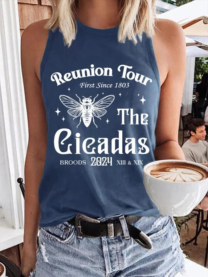 Women's The Cicadas Reunion Tour Print Tank Top