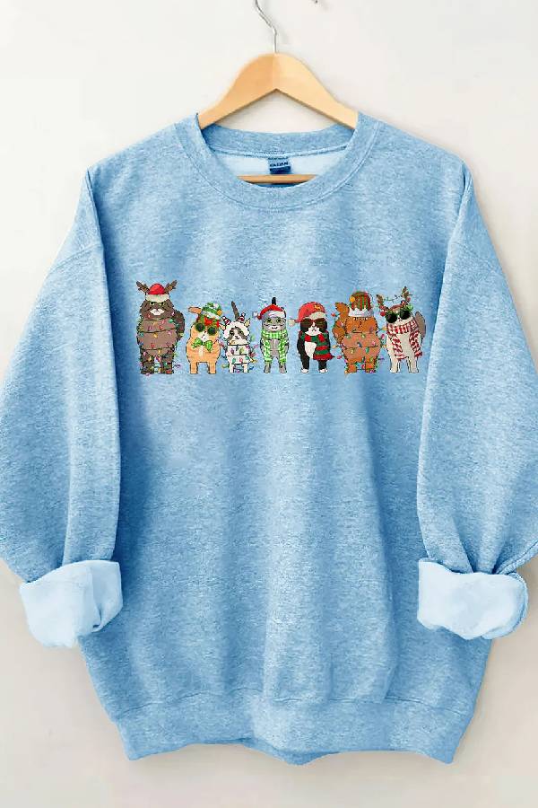 Cat Christmas Sweatshirt