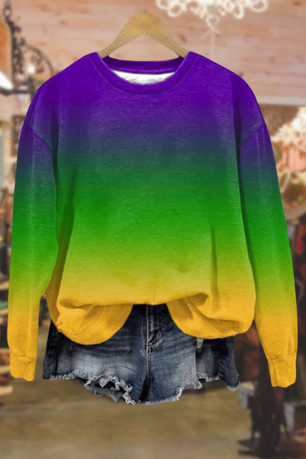 Carnival round neck fashionable long sleeve sweatshirt