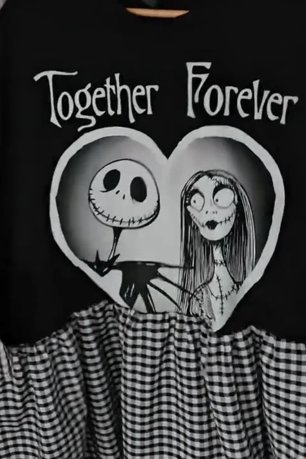 Jack Skellington And Sally Recycled Dress