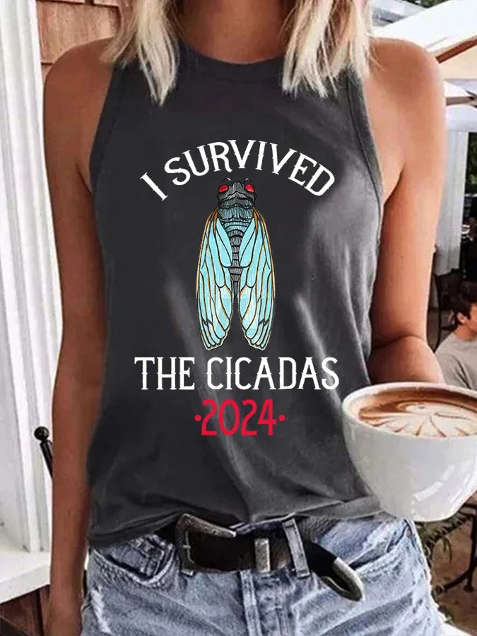 Women's I Survived The Cicadas 2024 Vest