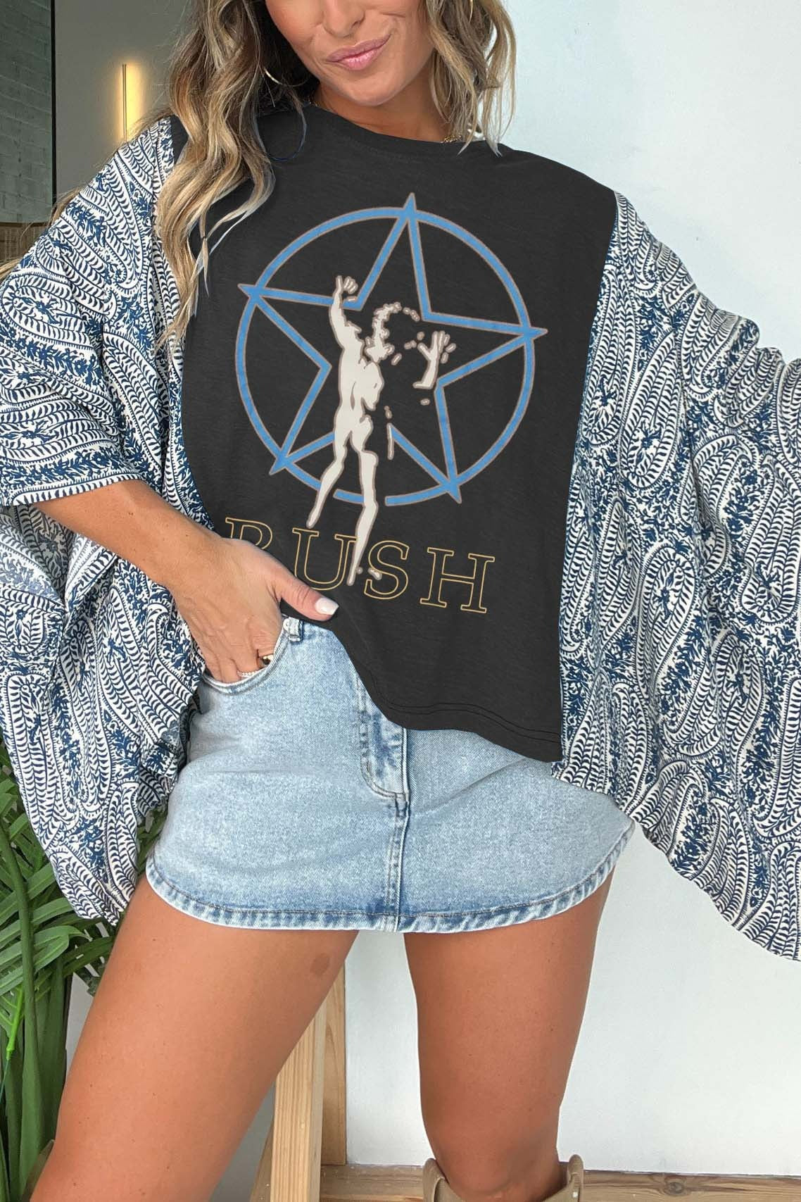 Rush Print Mix & Match Tee