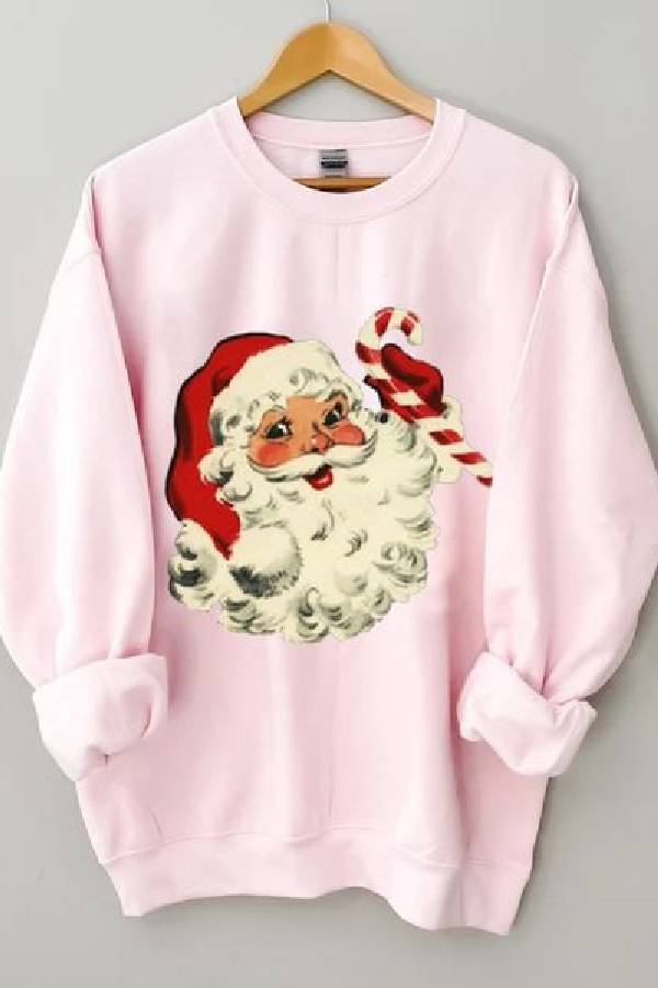 Retro Santa Christmas Sweatshirt