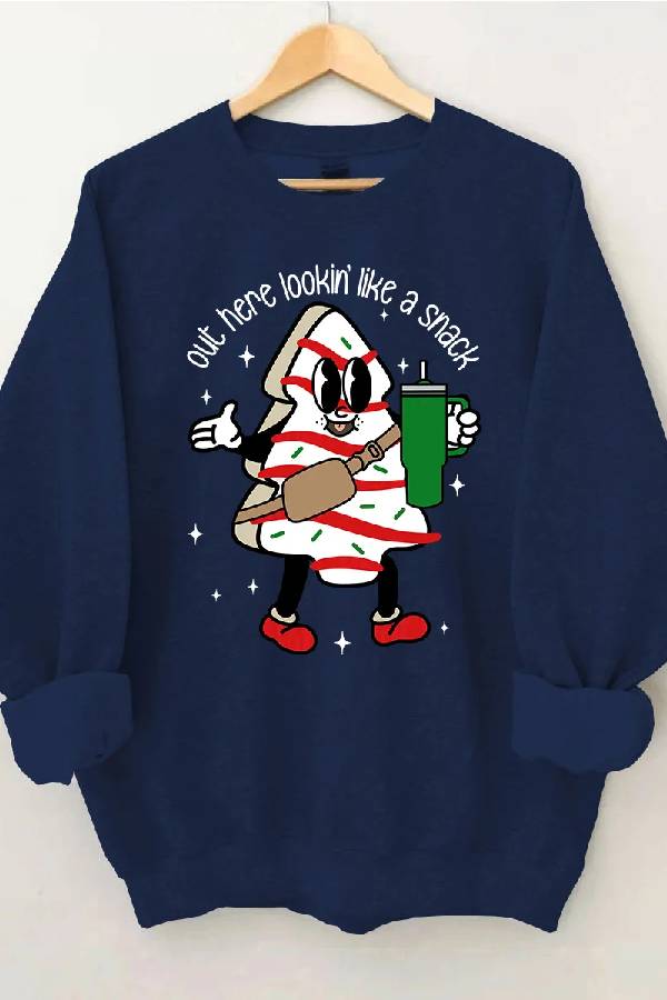 Boojee Christmas Tree Cake Sweatshirt